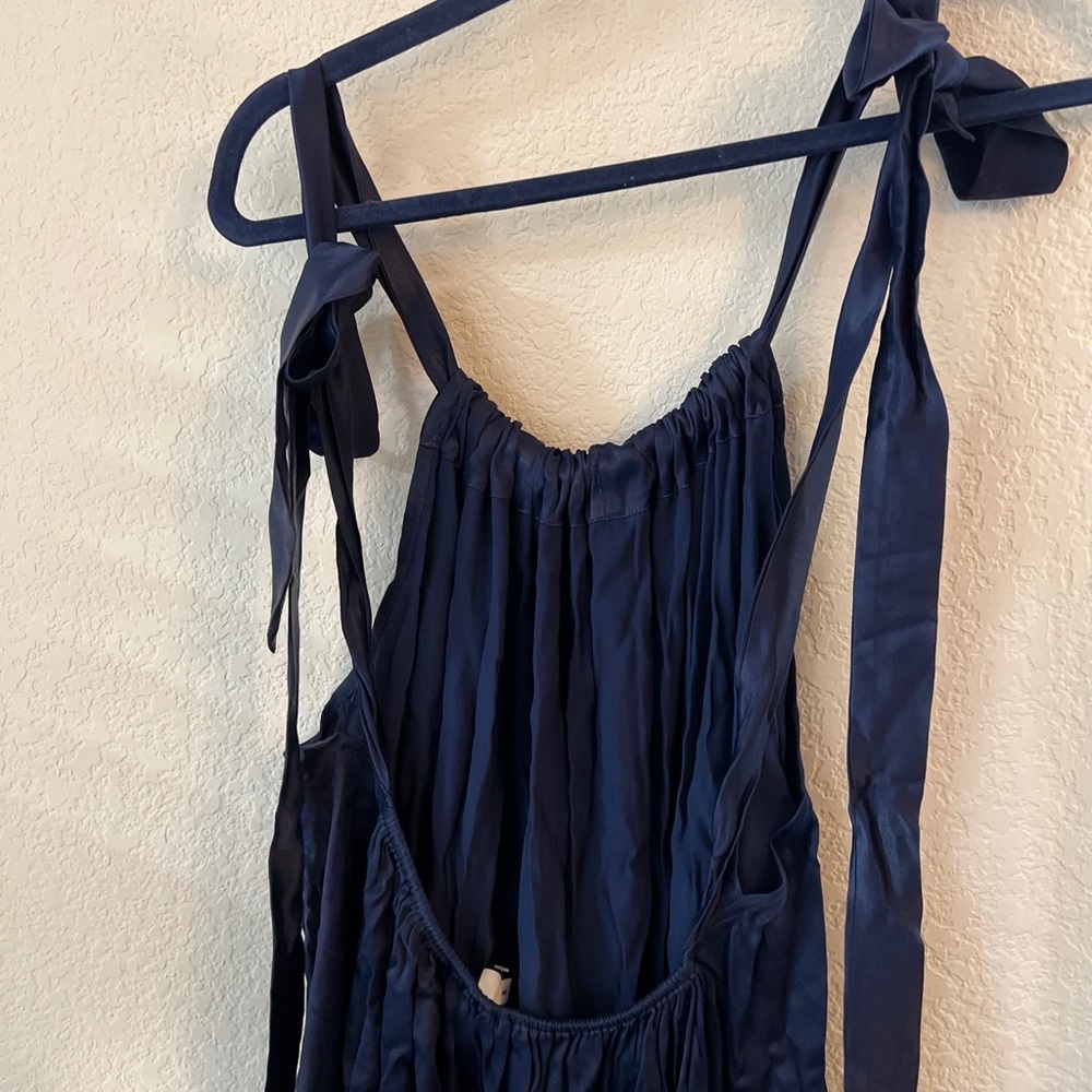 LPA Agata midi Dress in Navy small - Picture 9 of 12